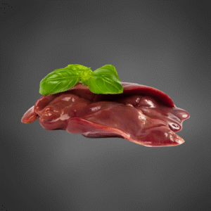 Fresh halal chicken liver rich in iron for gravies and traditional cooking