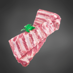 Halal goat ribs cut for BBQ or oven slow roast