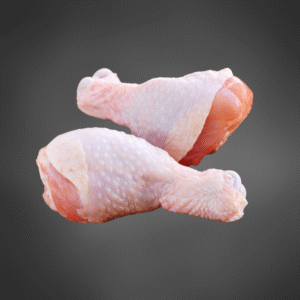 Fresh halal chicken drumsticks ready for frying, baking, or grilling